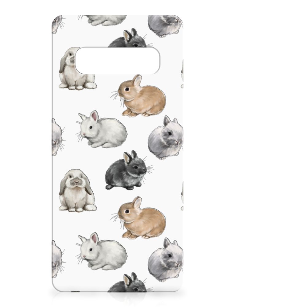 TPU Hoesje voor Samsung Galaxy S10 Plus Konijntjes