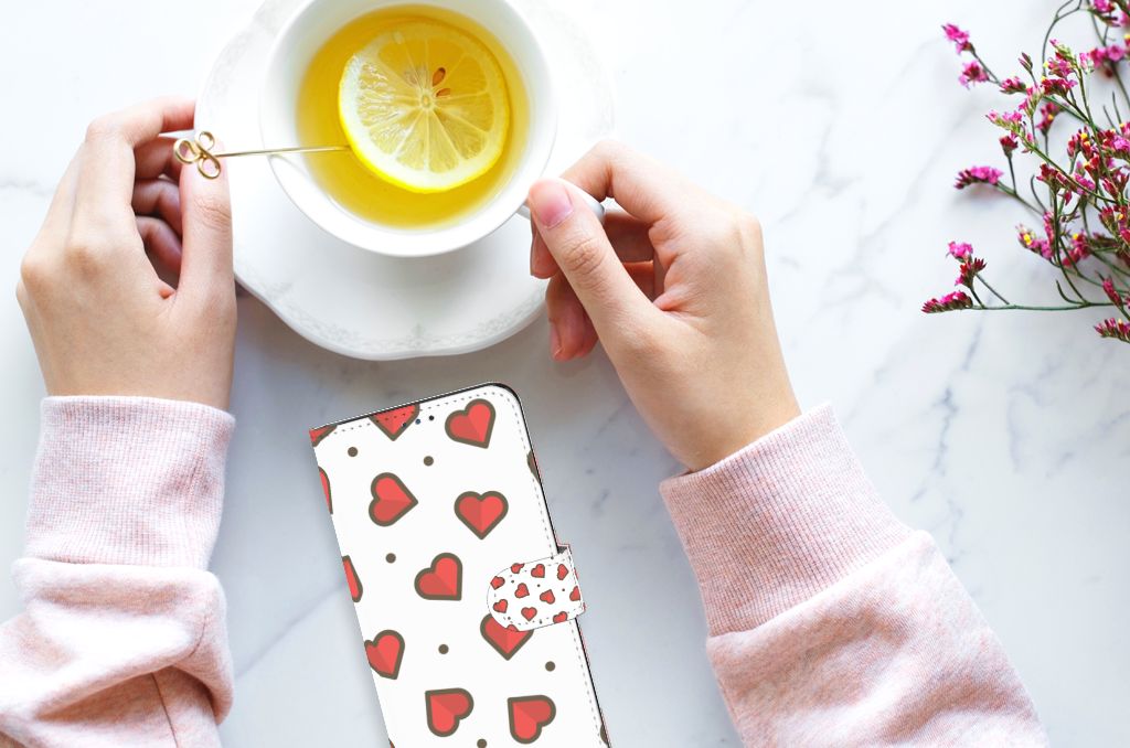 Motorola Moto G22 Telefoon Hoesje Hearts