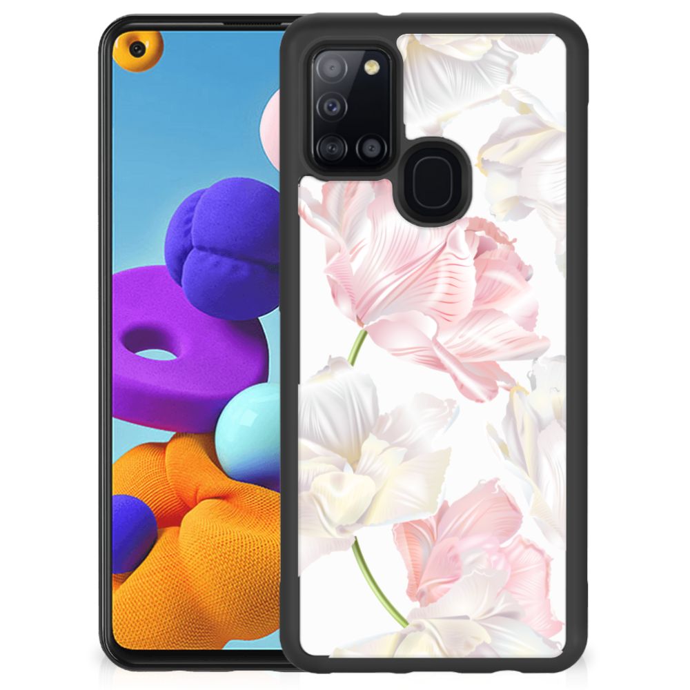 Samsung Galaxy A21s Skin Case Lovely Flowers