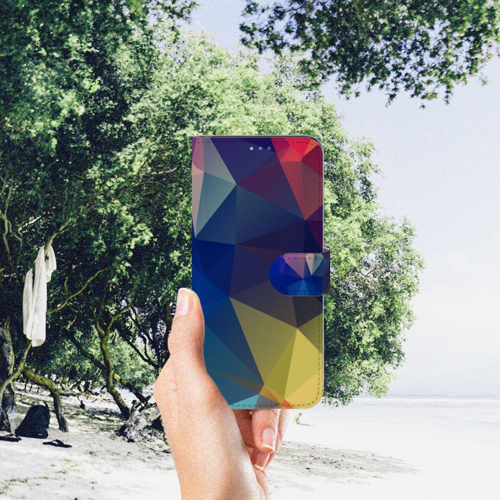 OPPO Find X3 Neo 5G Book Case Polygon Dark