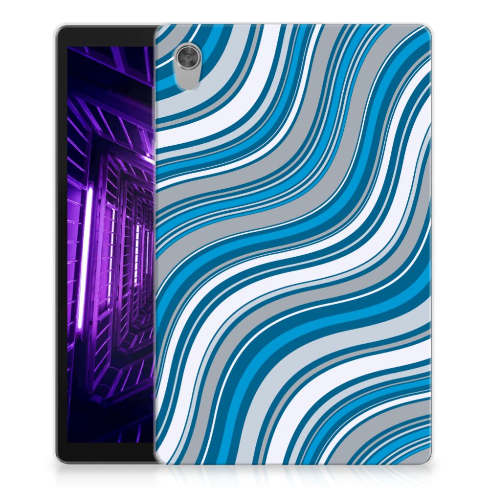 Lenovo Tab M10 HD (2de generatie) Hippe Hoes Waves Blue - B2C Telecom