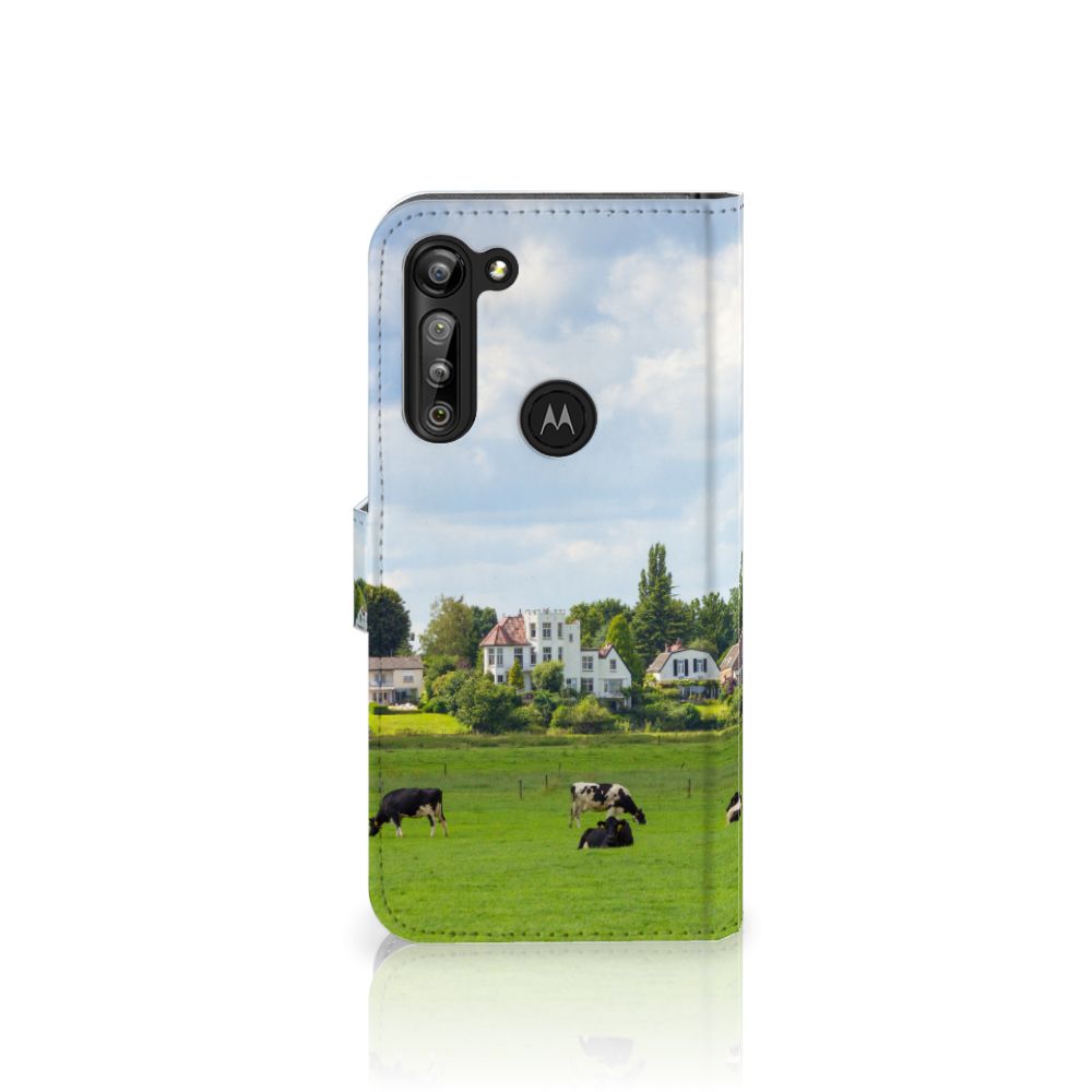 Motorola G8 Power Telefoonhoesje met Pasjes Koeien
