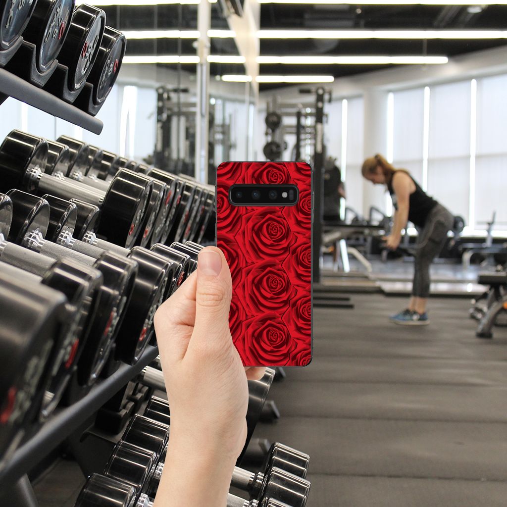 Samsung Galaxy S10 Skin Case Red Roses B2C Telecom