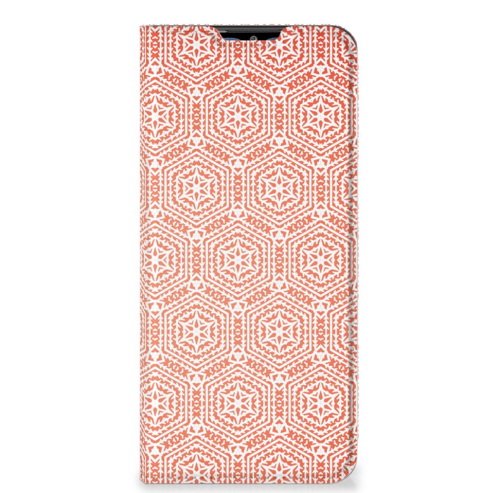 Samsung Galaxy M02s | A02s Hoesje met Magneet Pattern Orange - B2C Telecom