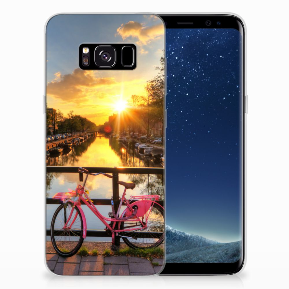 Samsung Galaxy S8 Siliconen Back Cover Amsterdamse Grachten