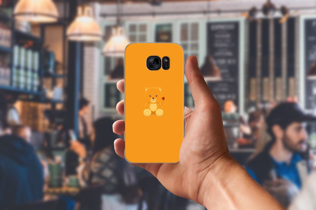 Samsung Galaxy S7 Telefoonhoesje met Naam Baby Beer