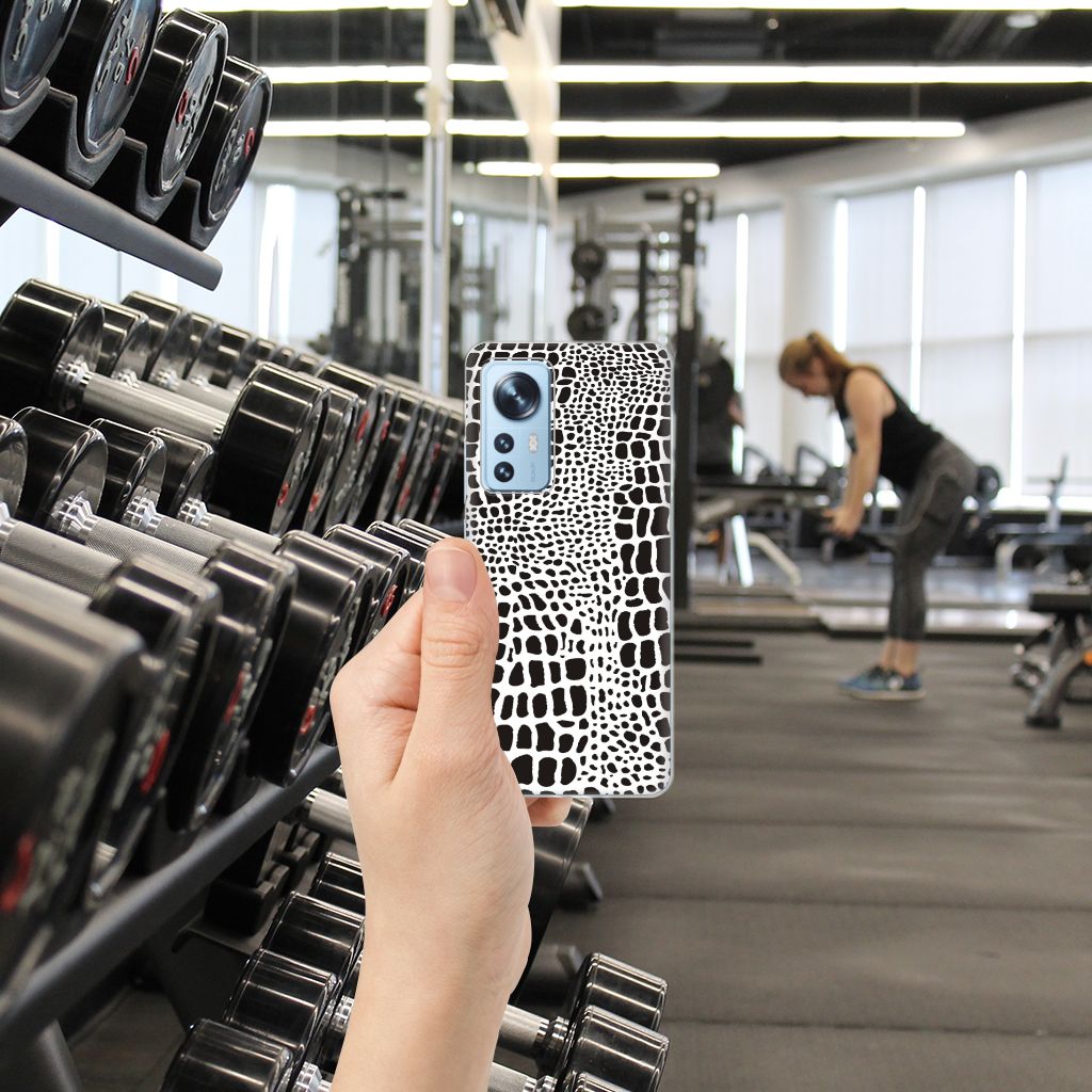 Xiaomi 12 | 12X TPU Hoesje Slangenprint