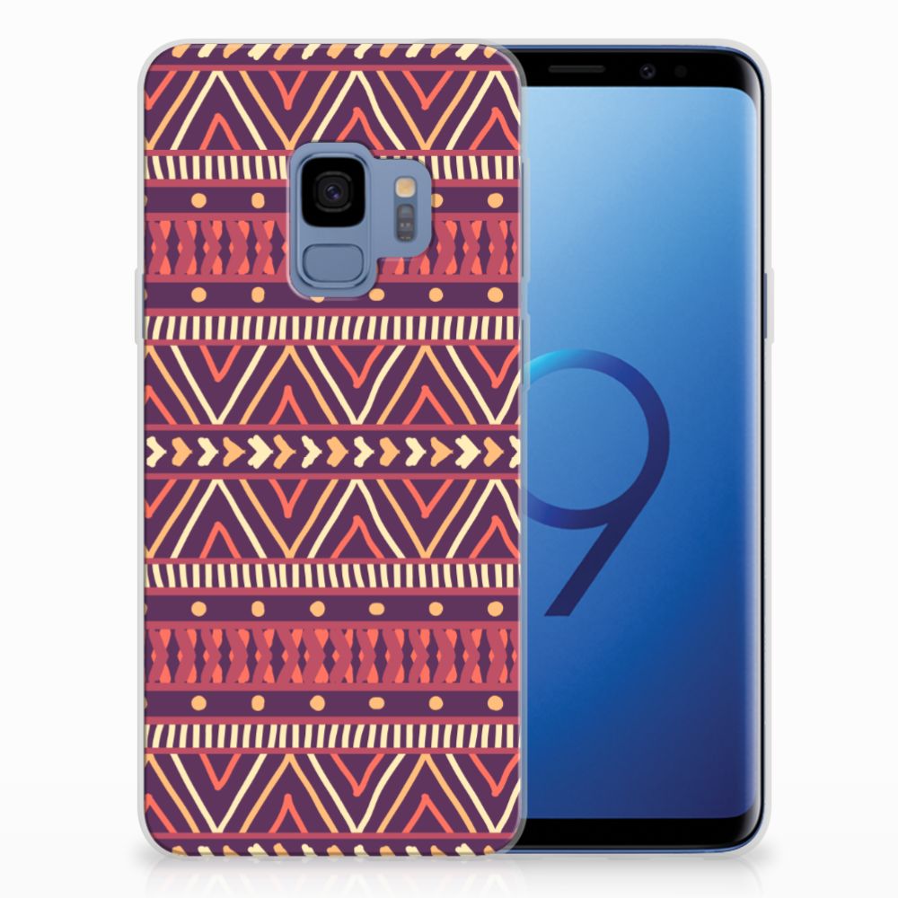 Samsung Galaxy S9 TPU bumper Aztec Paars