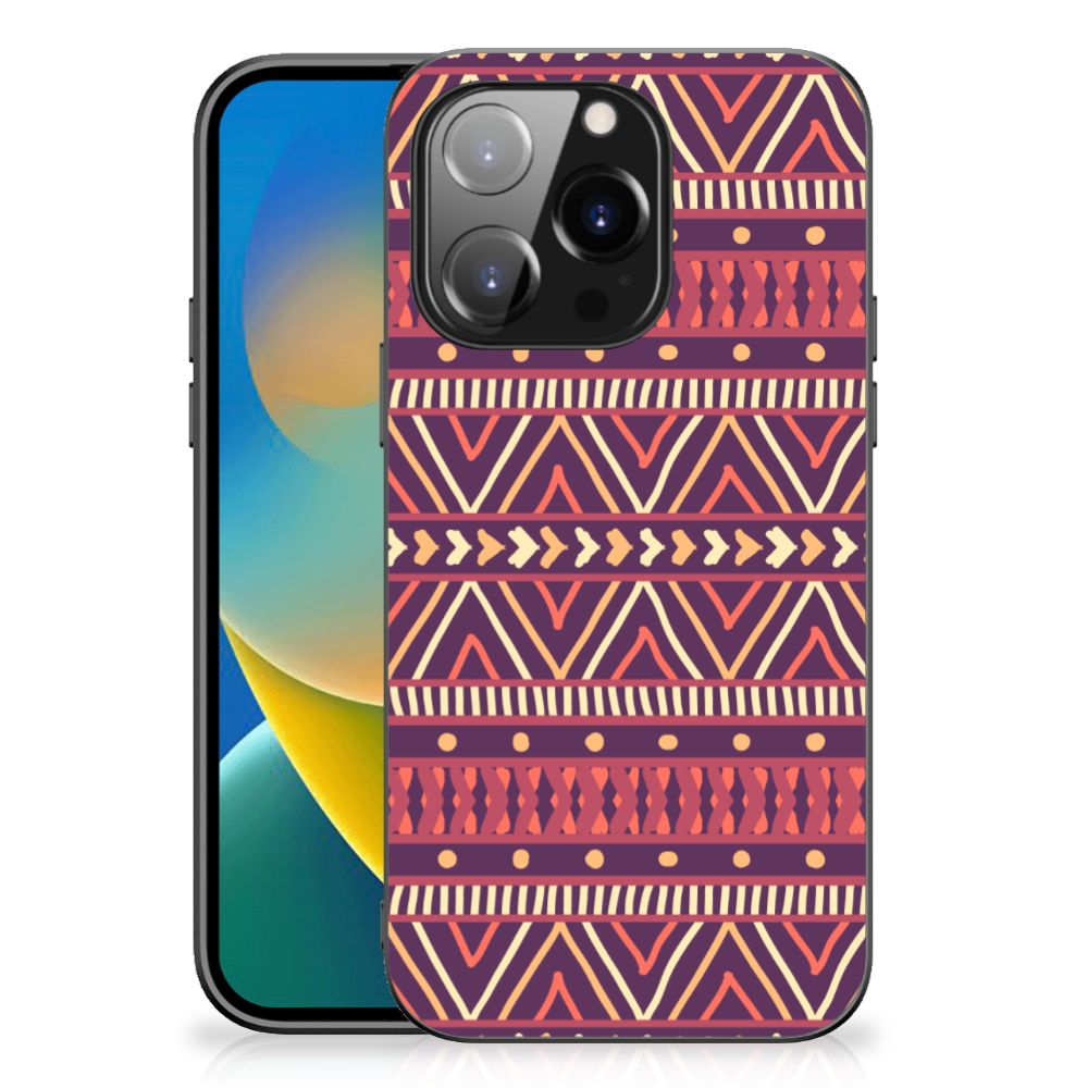 iPhone 14 Pro Back Case Aztec Paars B2C Telecom