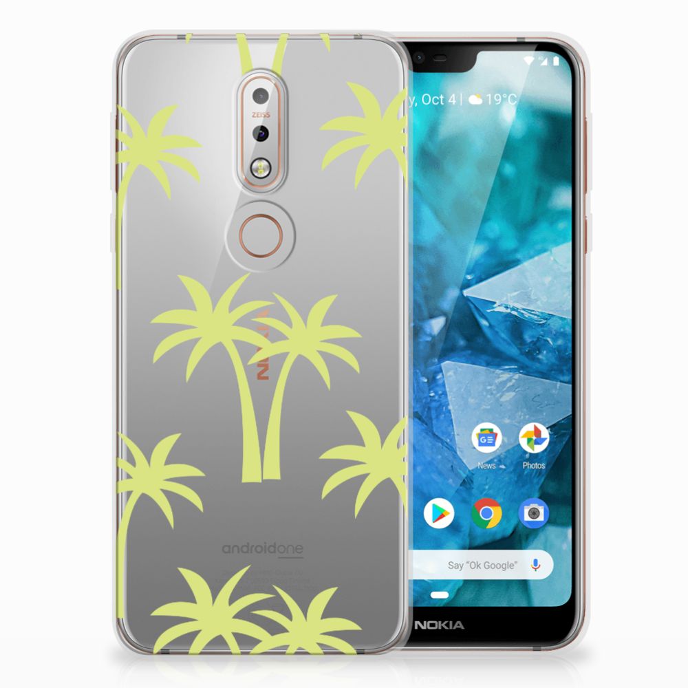 Nokia 7.1 TPU Case Palmtrees