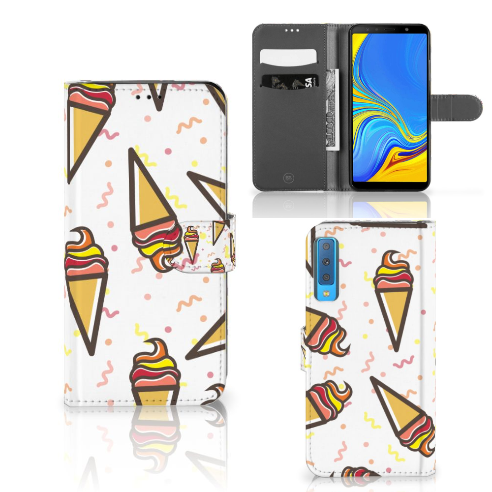 Samsung Galaxy A7 (2018) Book Cover Icecream