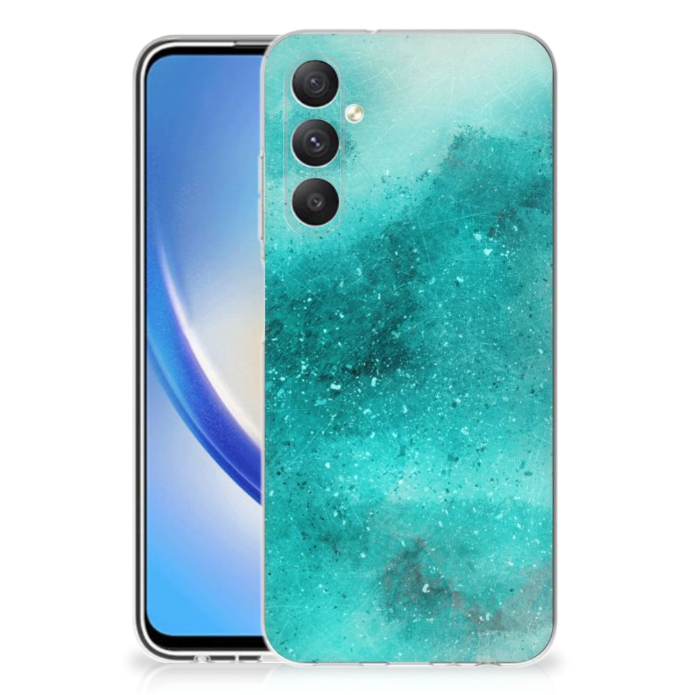 Hoesje maken Samsung Galaxy A05S Painting Blue