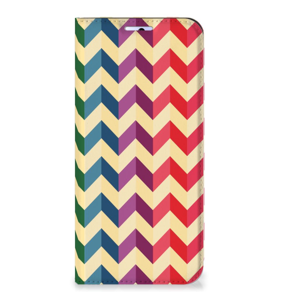 Motorola Moto G31 | G41 Hoesje met Magneet Zigzag Multi Color - B2C Telecom