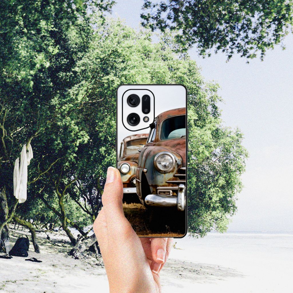 OPPO Find X5 Silicone Back Case Vintage Auto B2C Telecom
