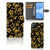 OPPO A73 5G Hoesje Gouden Bloemen