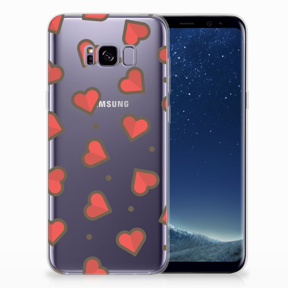 Samsung Galaxy S8 Plus TPU bumper Hearts