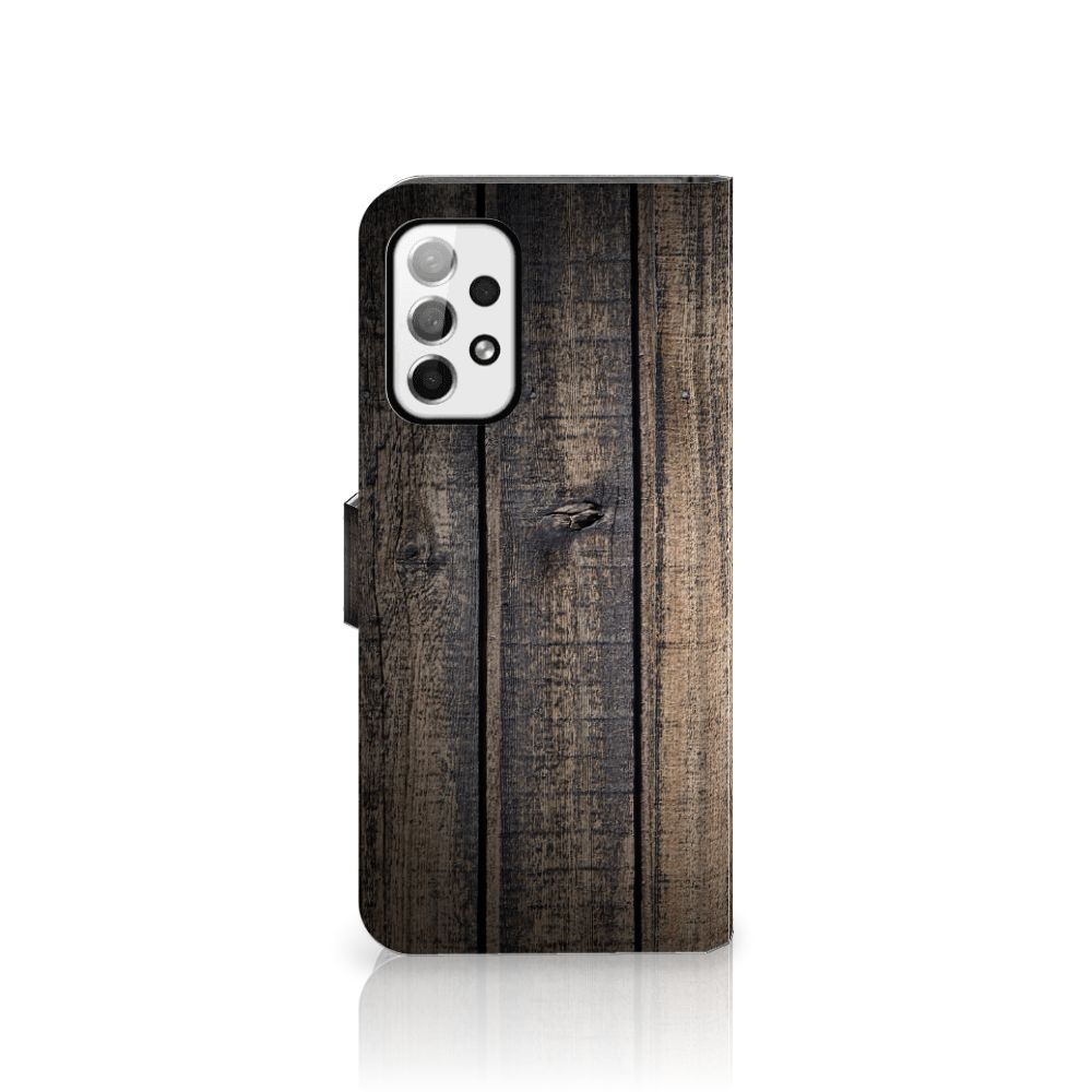 Samsung Galaxy A73 5G Book Style Case Steigerhout