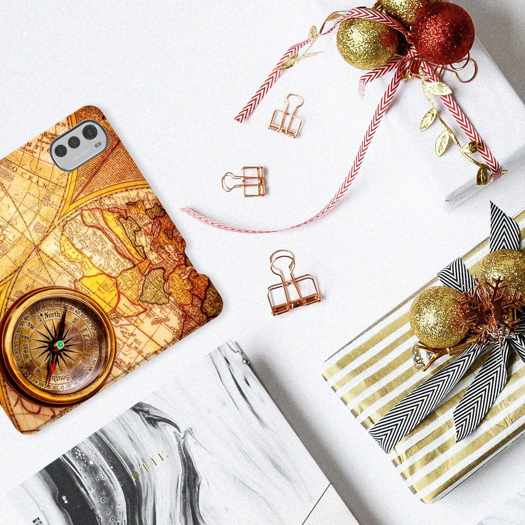 Motorola Moto E32 | Moto E32s Book Cover Kompas - B2C Telecom