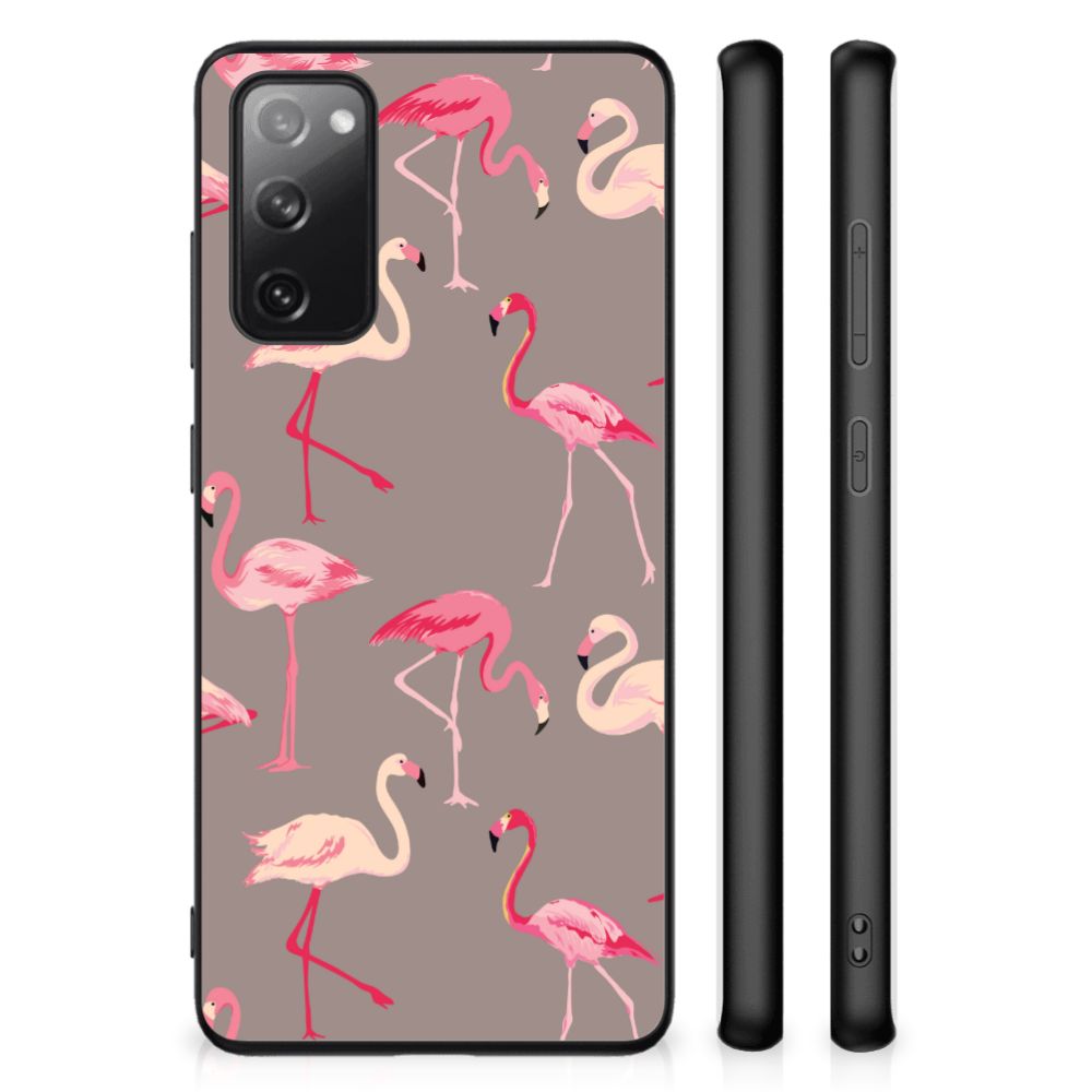 Samsung Galaxy S20 FE Dierenprint Telefoonhoesje Flamingo B2C Telecom