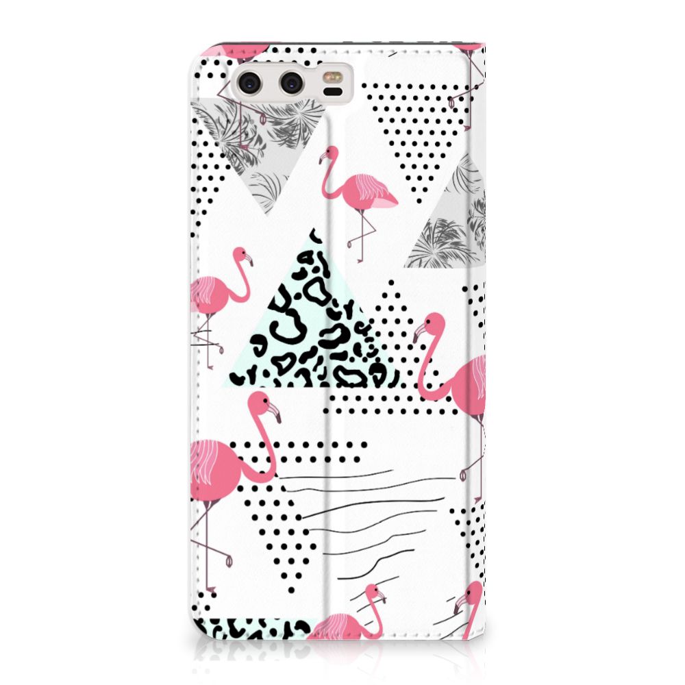 Huawei P10 Plus Hoesje maken Flamingo Triangle