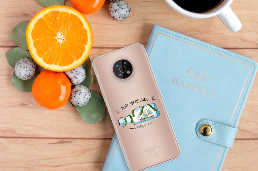 Nokia G50 Telefoonhoesje met Naam Boho Bottle B2C Telecom