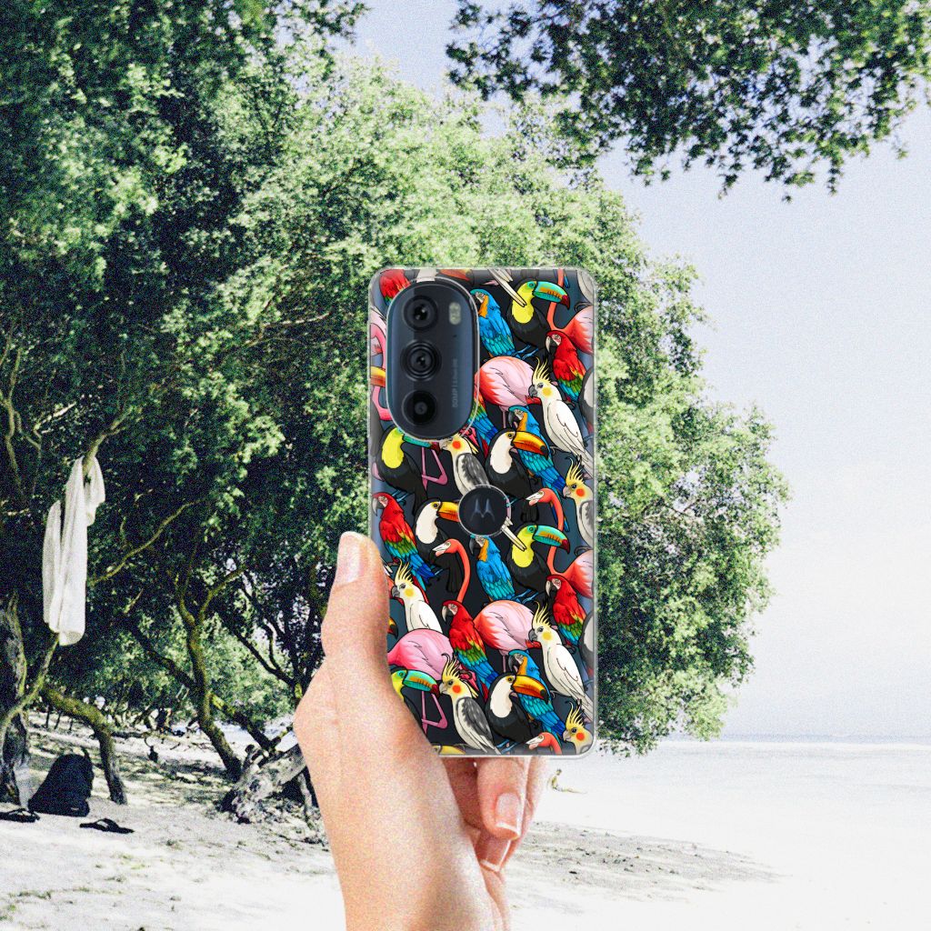 Motorola Edge 30 Pro TPU Hoesje Birds B2C Telecom