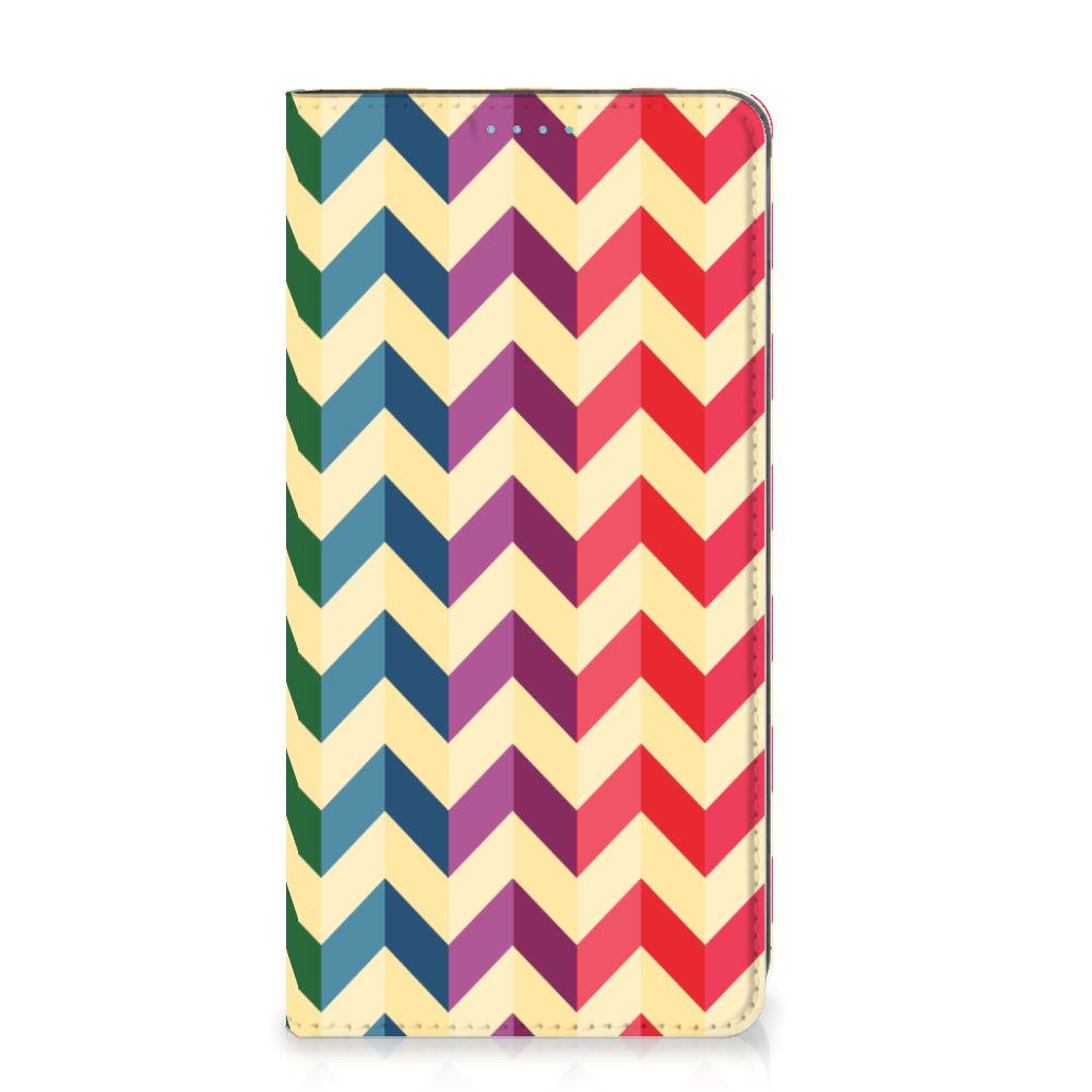Samsung Galaxy A53 Hoesje met Magneet Zigzag Multi Color