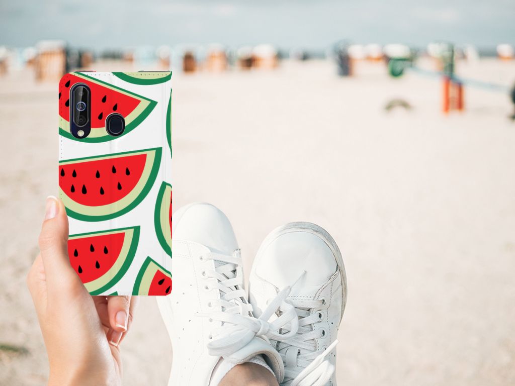 Samsung Galaxy A60 Flip Style Cover Watermelons