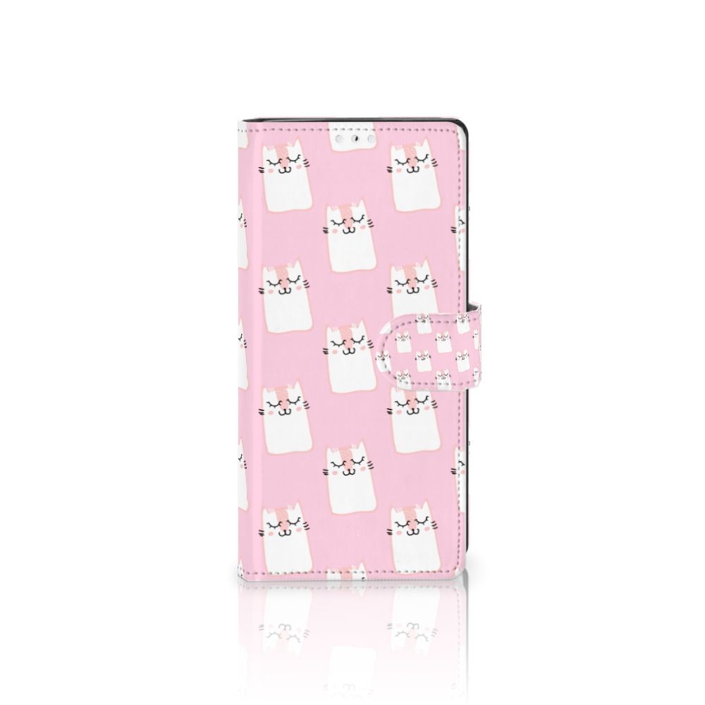 Samsung Galaxy Note 10 Telefoonhoesje met Pasjes Sleeping Cats