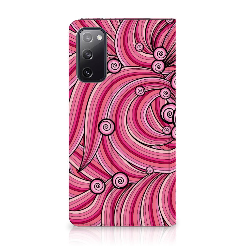 Samsung Galaxy S20 FE Bookcase Swirl Pink - B2C Telecom