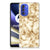 Motorola Moto G51 5G TPU Siliconen Hoesje Marmer Goud B2C Telecom