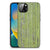 iPhone 14 Plus Houten Print Telefoonhoesje Green Wood