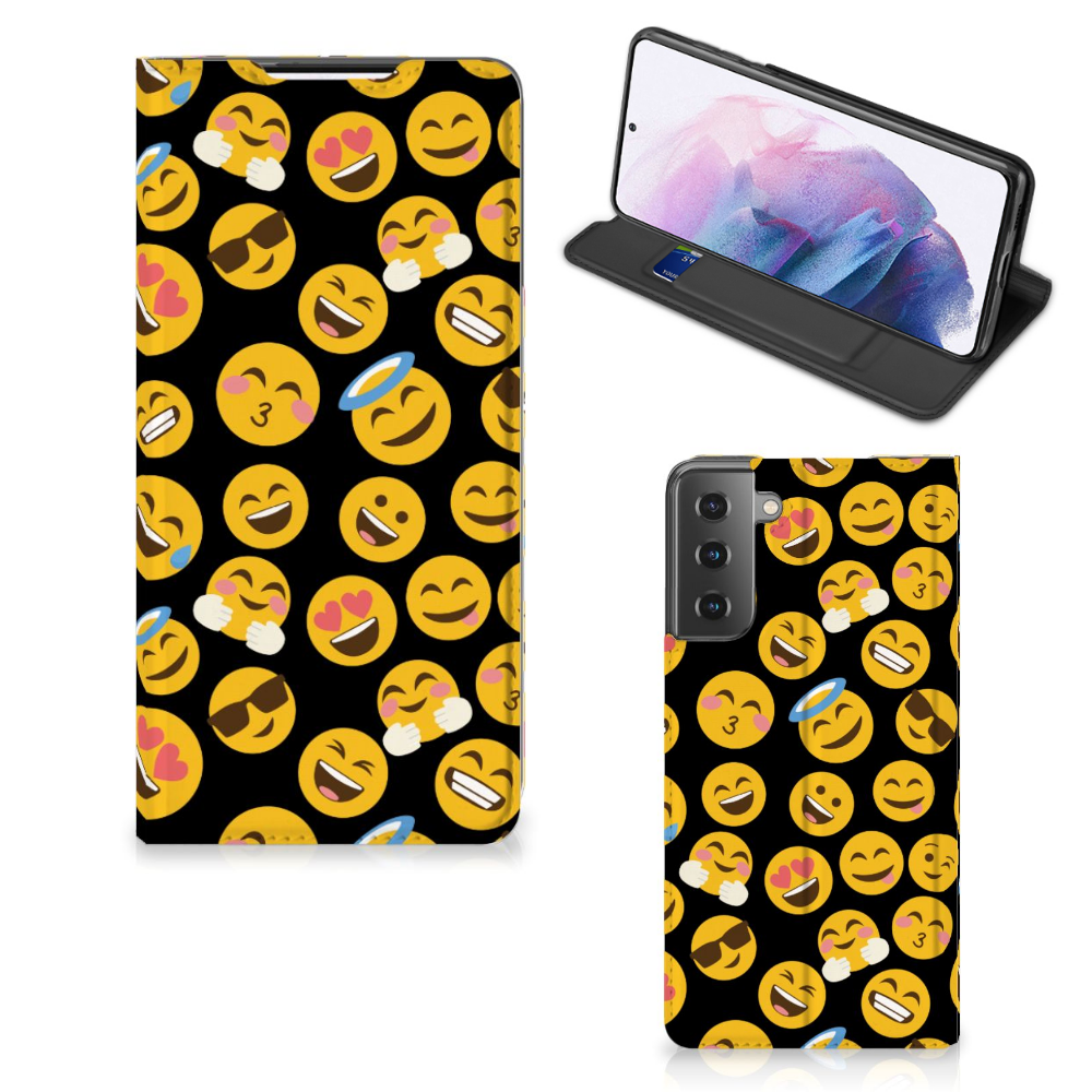 Samsung Galaxy S21 Plus Hoesje met Magneet Emoji - B2C Telecom