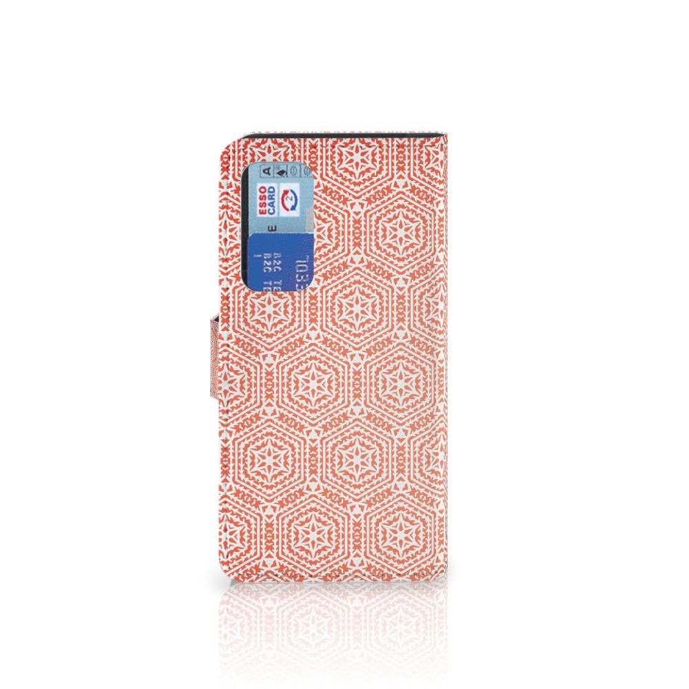 Huawei P40 Telefoon Hoesje Pattern Orange