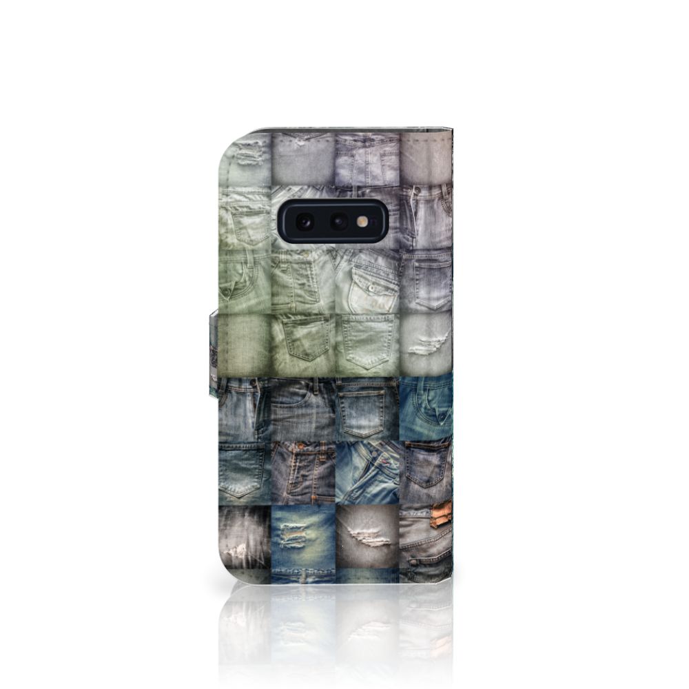 Wallet Case met Pasjes Samsung Galaxy S10e Spijkerbroeken