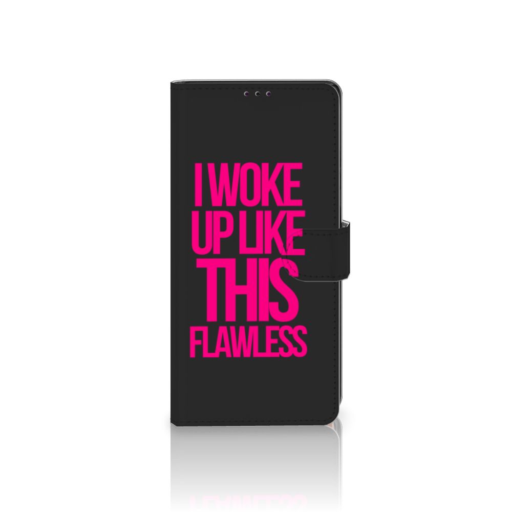 Samsung Galaxy Note20 Ultra Hoesje met naam Woke Up - Origineel Cadeau Zelf Maken