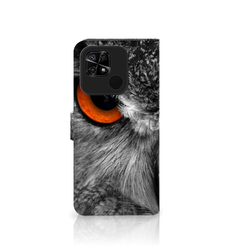 Xiaomi Redmi 10C Telefoonhoesje met Pasjes Uil
