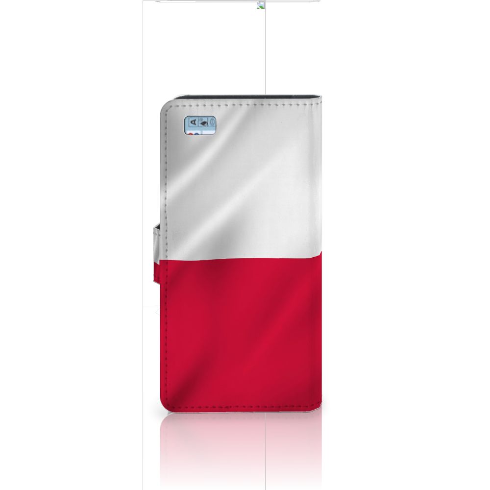 Huawei Ascend P8 Lite Bookstyle Case Polen
