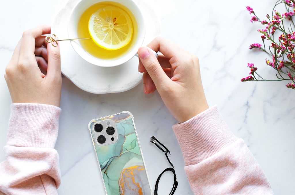 Back Cover voor iPhone 14 Pro Watercolor Mix B2C Telecom