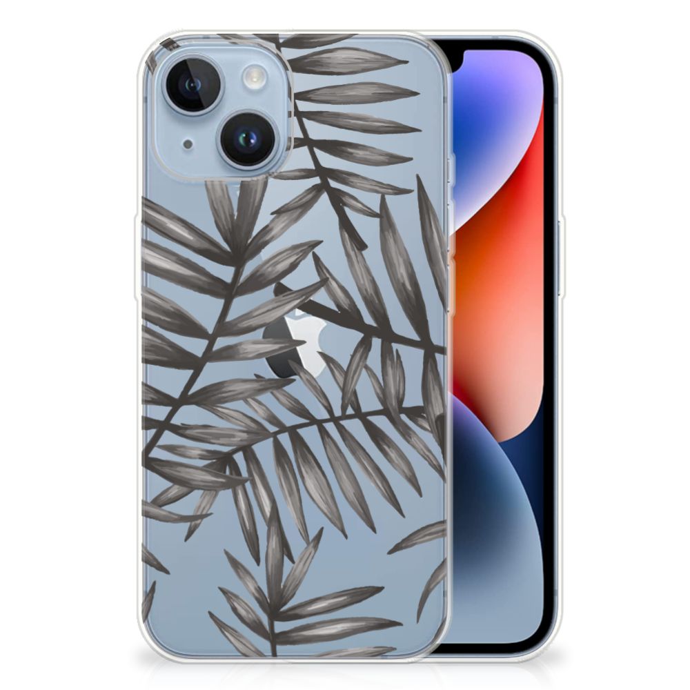 Apple iPhone 14 TPU Case Leaves Grey