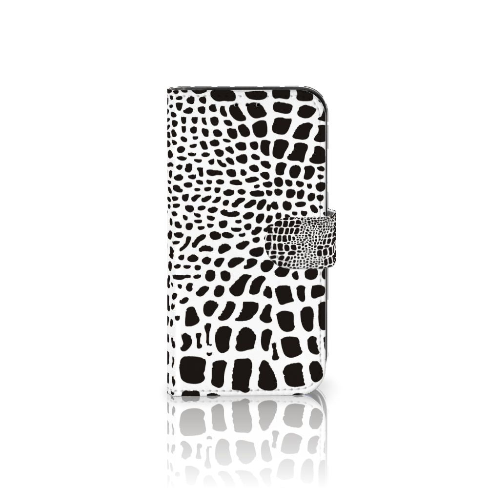 Apple iPhone 13 Telefoonhoesje met Pasjes Slangenprint
