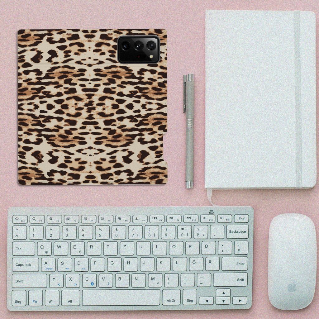 Samsung Galaxy Note 20 Ultra Hoesje maken Leopard - B2C Telecom