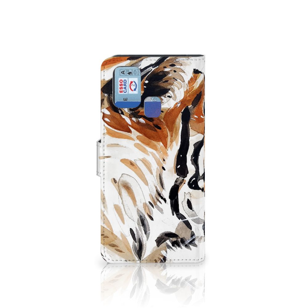 Hoesje Samsung Galaxy M31 Watercolor Tiger