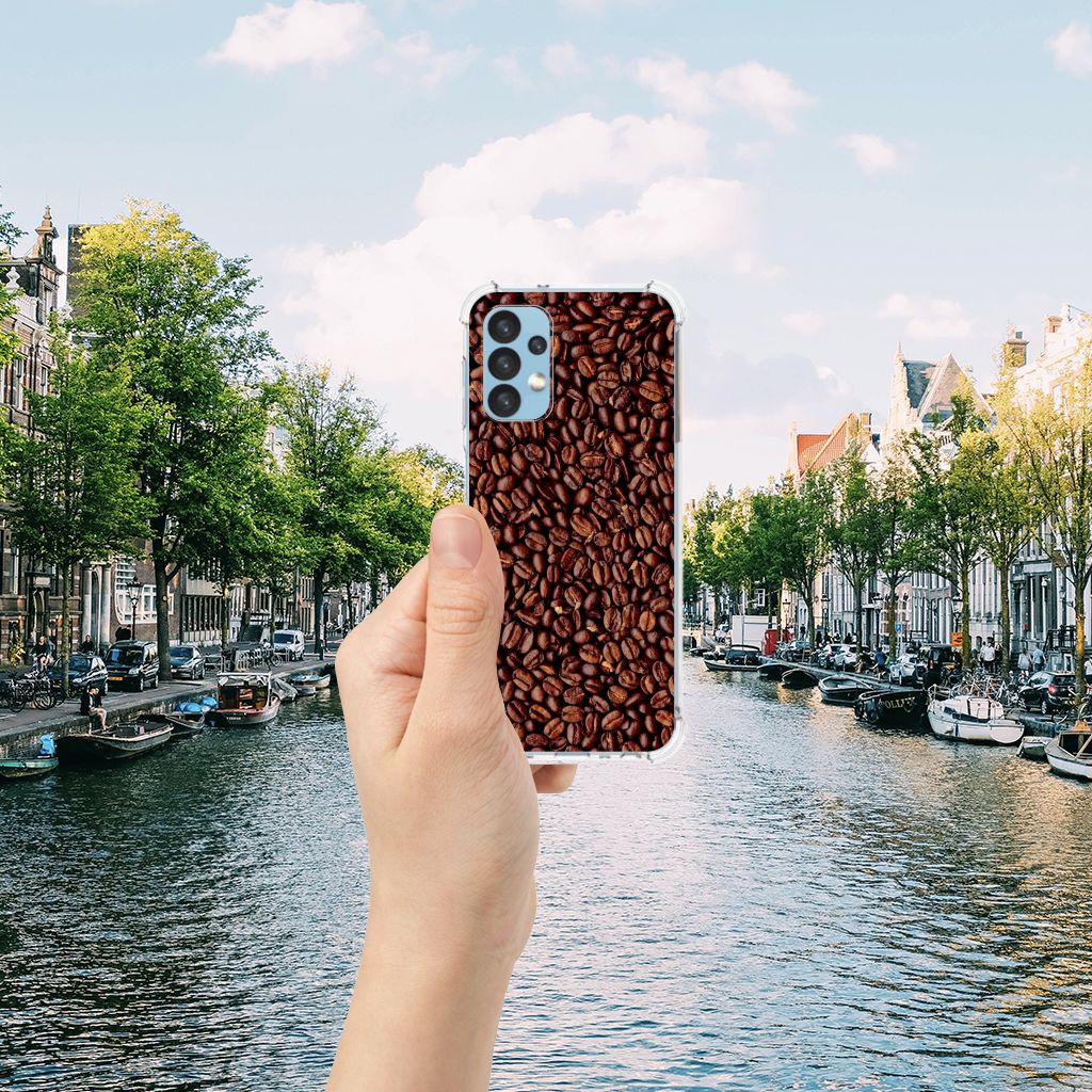 Samsung Galaxy A13 (4G) Beschermhoes Koffiebonen B2C Telecom