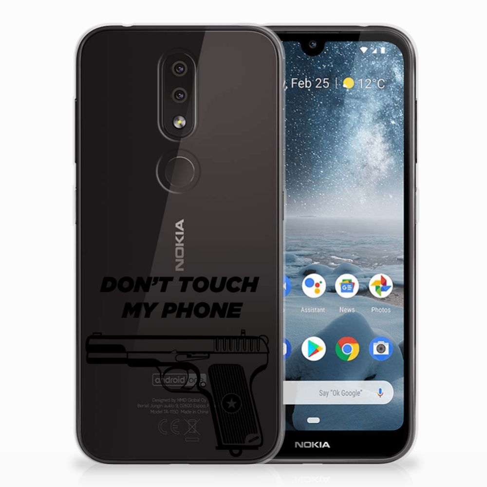 Nokia 4.2 Silicone-hoesje Pistol DTMP