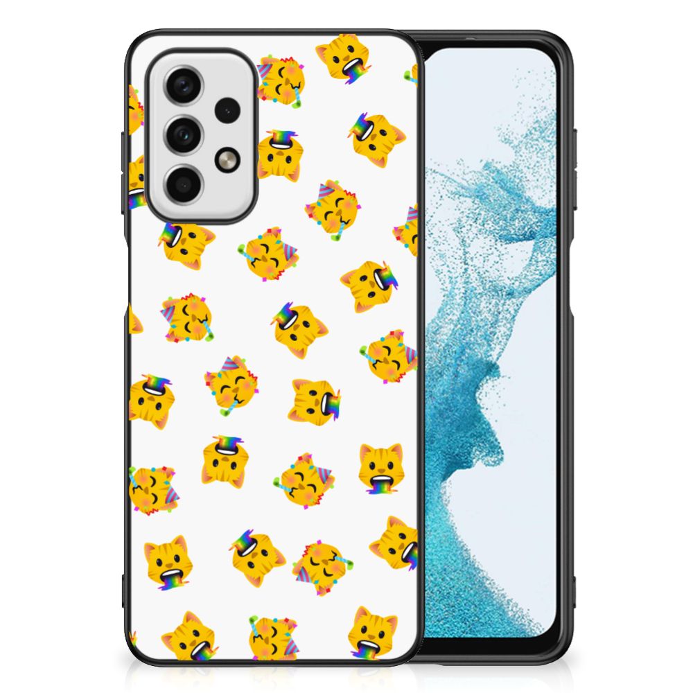 Back Case voor Samsung Galaxy A23 Katten Emojis B2C Telecom