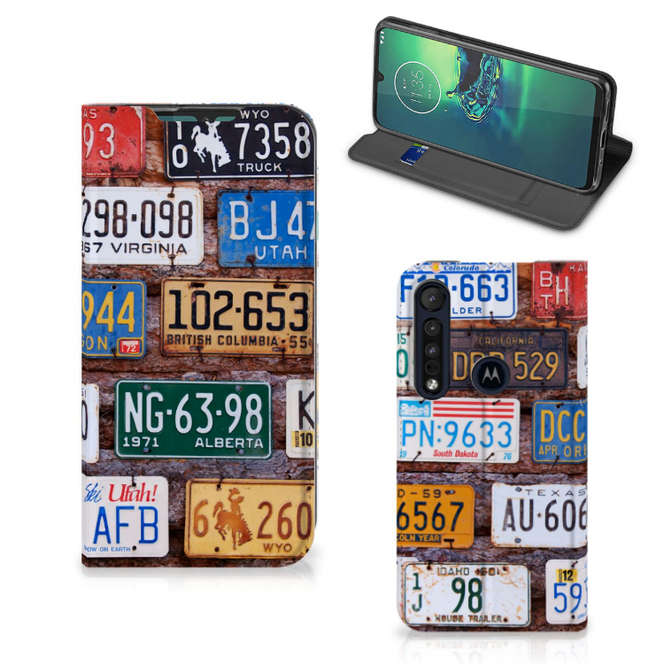 Motorola G8 Plus Stand Case Kentekenplaten - B2C Telecom