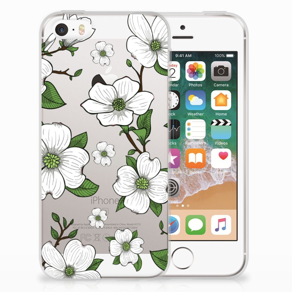 Apple iPhone SE | 5S TPU Case Dogwood Flowers