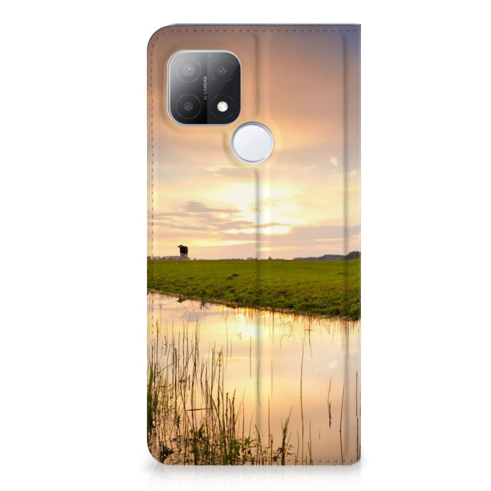 OPPO A15 Hoesje maken Koe - B2C Telecom