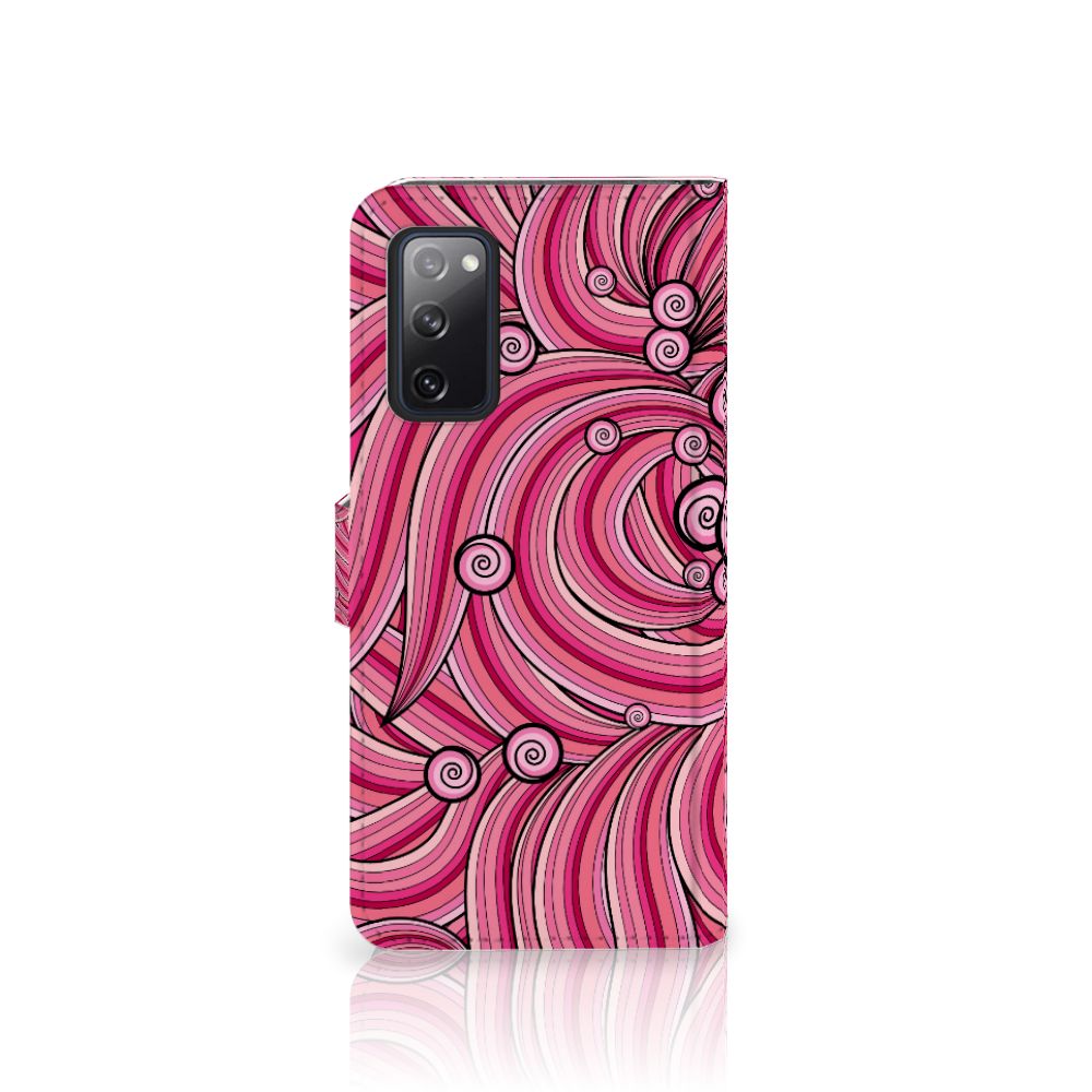 Samsung Galaxy S20 FE Hoesje Swirl Pink